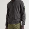 Malfilé Cotton Fleece Zip-Up Sweatshirt - FR