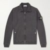 Malfilé Cotton Fleece Zip-Up Sweatshirt
