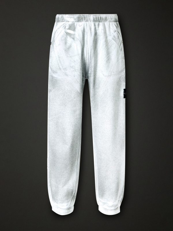 Tapered Reflective Organic Cotton Fleece Sweatpants - E1 Tapered Reflective Organic Cotton Fleece Sweatpants - E1