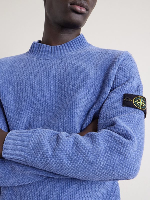 Cotton-Chenille Mock-Neck Sweater - CU Cotton-Chenille Mock-Neck Sweater - CU