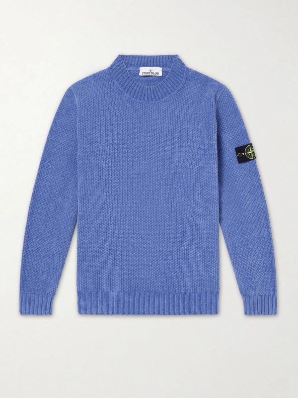 Cotton-Chenille Mock-Neck Sweater Cotton-Chenille Mock-Neck Sweater