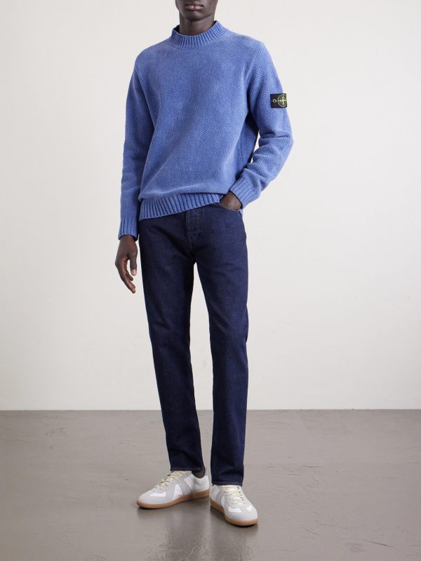 Cotton-Chenille Mock-Neck Sweater - OU Cotton-Chenille Mock-Neck Sweater - OU