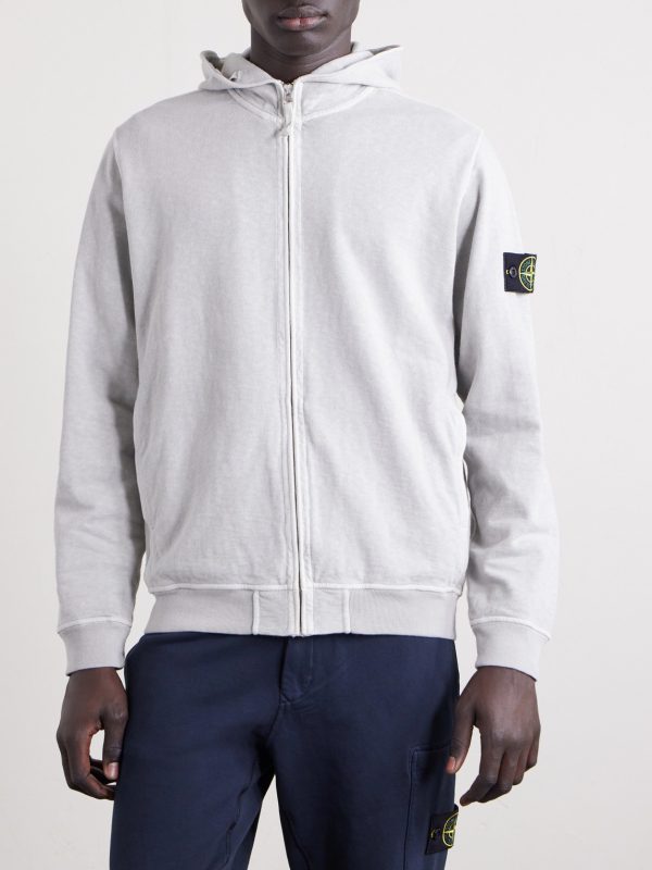Malfilé Cotton Fleece Zip-Up Hoodie - FR Malfilé Cotton Fleece Zip-Up Hoodie - FR