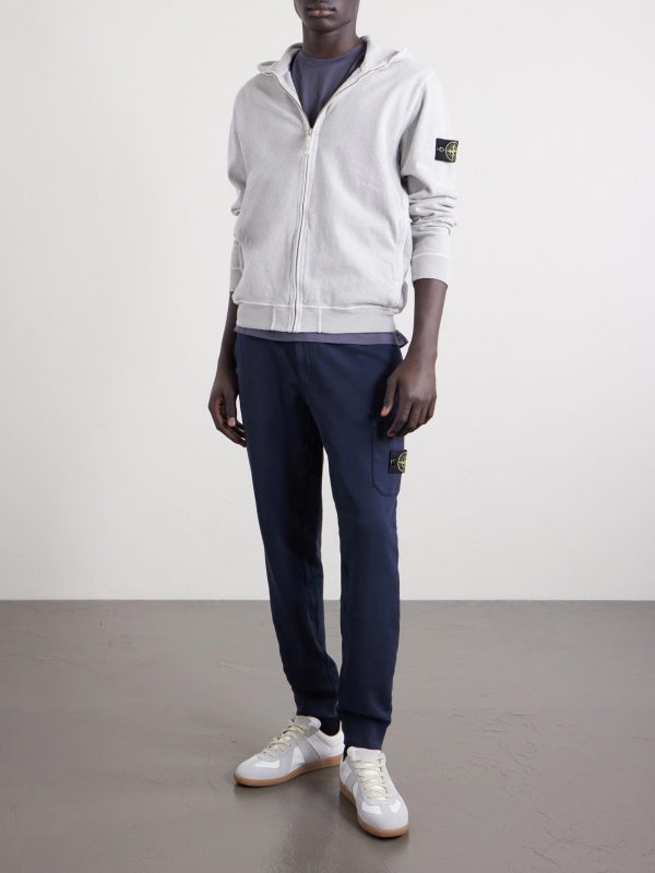 Malfilé Cotton Fleece Zip-Up Hoodie - OU Malfilé Cotton Fleece Zip-Up Hoodie - OU