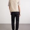 Padded Garment-Dyed Organic Panama Cotton Gilet - BK Padded Garment-Dyed Organic Panama Cotton Gilet - BK
