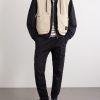 Padded Garment-Dyed Organic Panama Cotton Gilet - OU Padded Garment-Dyed Organic Panama Cotton Gilet - OU