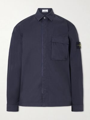Organic Cotton-Blend Tela Paracadute Overshirt Organic Cotton-Blend Tela Paracadute Overshirt