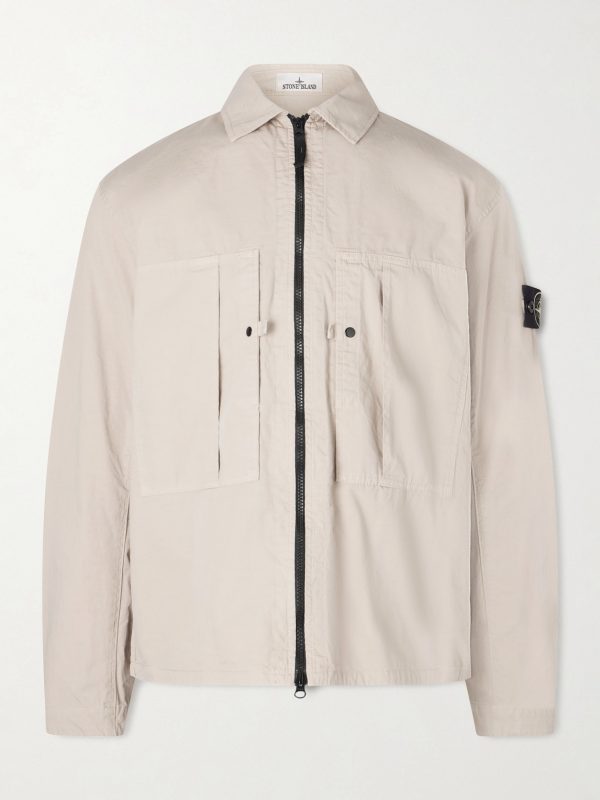 Mercerised Cotton-Ripstop Overshirt Mercerised Cotton-Ripstop Overshirt