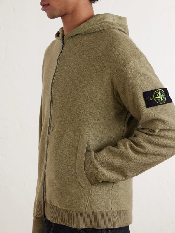 Organic Cotton and Nylon-Blend Zip-Up Hoodie - CU