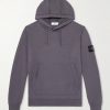 Logo-Appliquéd Garment-Dyed Cotton-Fleece Hoodie Logo-Appliquéd Garment-Dyed Cotton-Fleece Hoodie