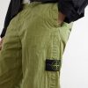 Tapered Crinkled Recycled-Nylon Metal Trousers - CU