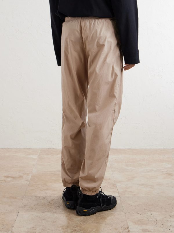 Tapered Cotton-Blend Tela Trousers - BK