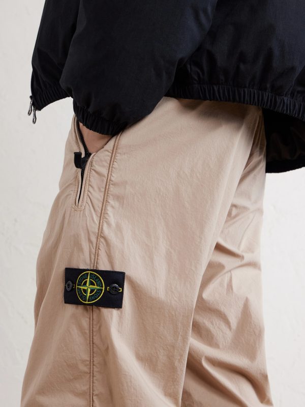 Tapered Cotton-Blend Tela Trousers - CU