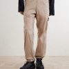 Tapered Cotton-Blend Tela Trousers - FR