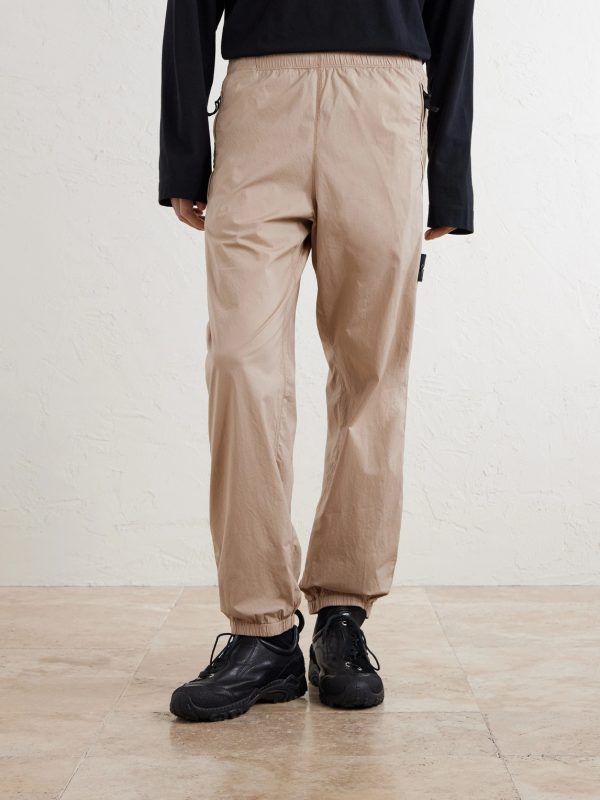 Tapered Cotton-Blend Tela Trousers - FR