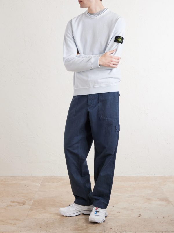 Logo-Appliquéd Cotton-Jersey Sweatshirt - OU