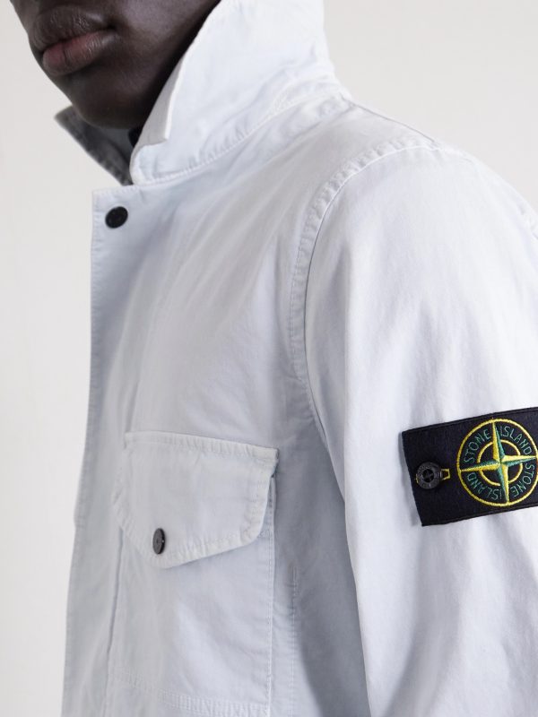 Organic Stretch-Cotton Twill Overshirt - CU Organic Stretch-Cotton Twill Overshirt - CU