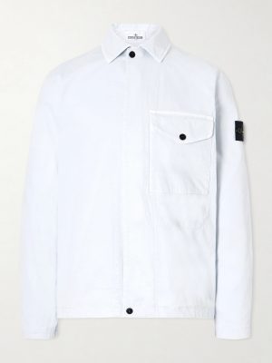Organic Stretch-Cotton Twill Overshirt Organic Stretch-Cotton Twill Overshirt