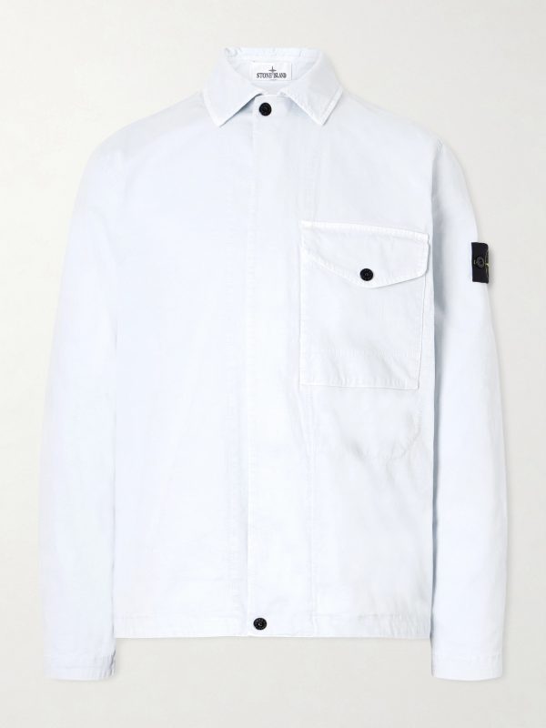 Organic Stretch-Cotton Twill Overshirt Organic Stretch-Cotton Twill Overshirt