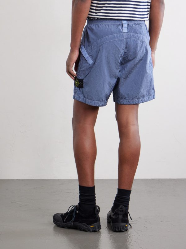 Straight-Leg Logo-Appliquéd ECONYL® Shorts - BK Straight-Leg Logo-Appliquéd ECONYL® Shorts - BK