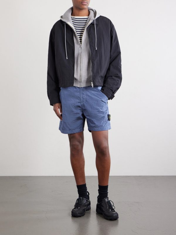 Straight-Leg Logo-Appliquéd ECONYL® Shorts - OU Straight-Leg Logo-Appliquéd ECONYL® Shorts - OU