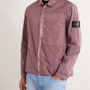 ECONYL® Nylon Metal Recycled Crinkled-Shell Overshirt - FR