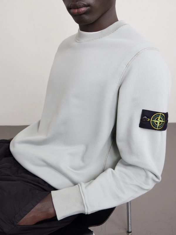 Garment-Dyed Organic Cotton Waffle Fleece Sweatshirt - CU Garment-Dyed Organic Cotton Waffle Fleece Sweatshirt - CU