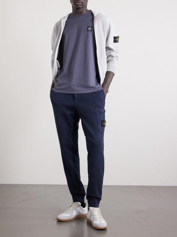 Logo-Appliquéd Garment-Dyed Cotton-Jersey T-Shirt - OU Logo-Appliquéd Garment-Dyed Cotton-Jersey T-Shirt - OU