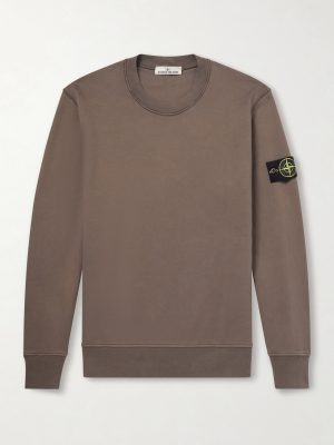 Garment-Dyed Organic Cotton Fleece Sweatshirt Garment-Dyed Organic Cotton Fleece Sweatshirt