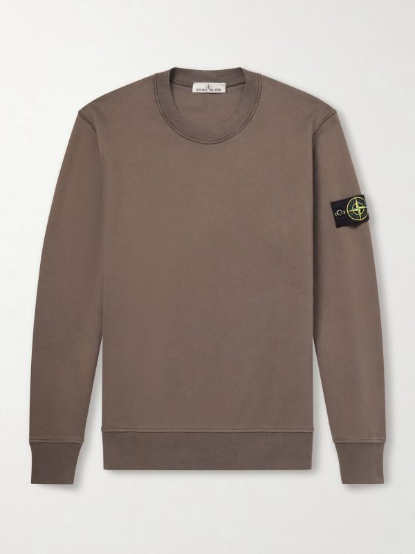 Garment-Dyed Organic Cotton Fleece Sweatshirt Garment-Dyed Organic Cotton Fleece Sweatshirt