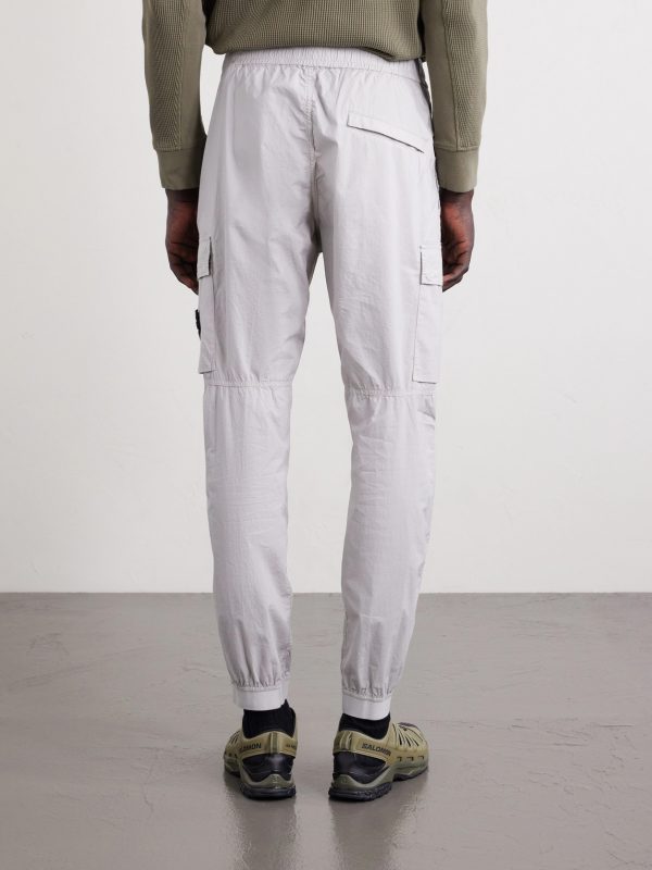 Tapered Organic Cotton-Blend Twill Cargo Trousers - BK Tapered Organic Cotton-Blend Twill Cargo Trousers - BK
