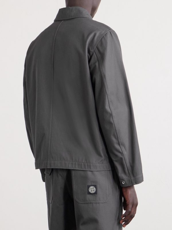 Cotton-Canvas Jacket - BK Cotton-Canvas Jacket - BK