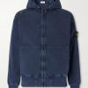 Oversized Organic Panama Cotton-Canvas Zip-Up Hooded Jacket Oversized Organic Panama Cotton-Canvas Zip-Up Hooded Jacket
