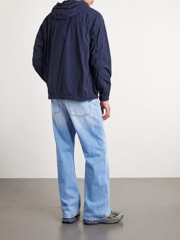 Hooded Brushed Recycled-Nylon Parka - BK Hooded Brushed Recycled-Nylon Parka - BK