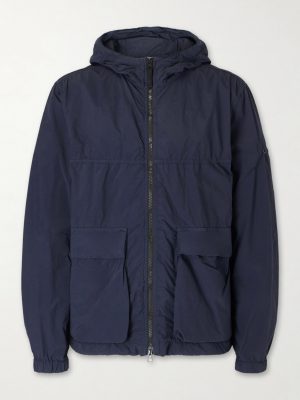 Hooded Brushed Recycled-Nylon Parka Hooded Brushed Recycled-Nylon Parka