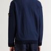 Cotton-Blend Half-Zip Sweater - BK