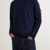 Cotton-Blend Half-Zip Sweater - FR