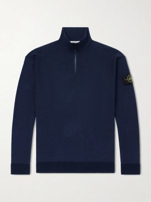 Cotton-Blend Half-Zip Sweater Cotton-Blend Half-Zip Sweater
