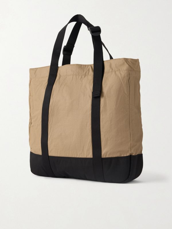 Double-Coated Cotton-Ripstop Tote Bag - BK Double-Coated Cotton-Ripstop Tote Bag - BK