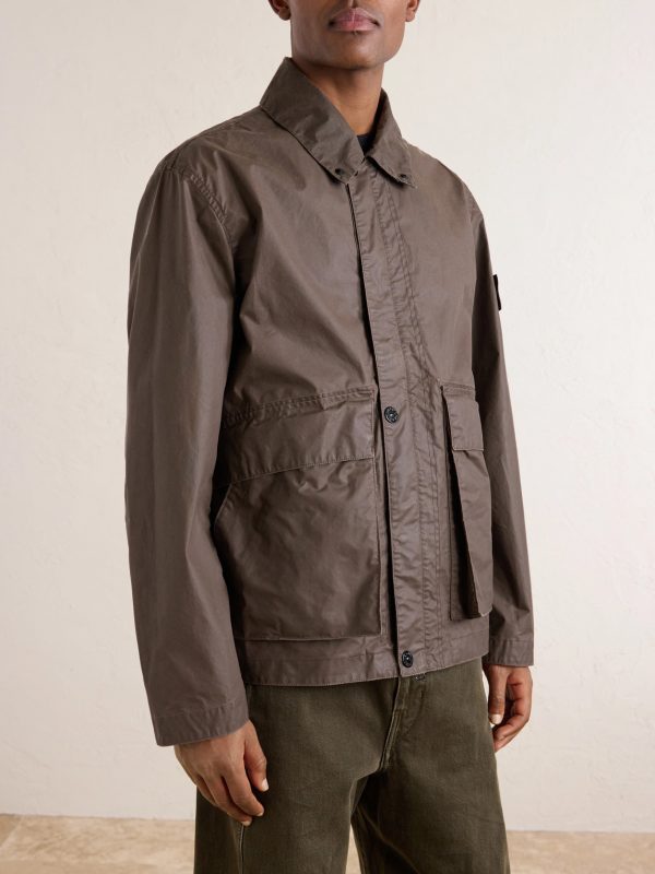 Waxed Tela Blouson Jacket - FR Waxed Tela Blouson Jacket - FR