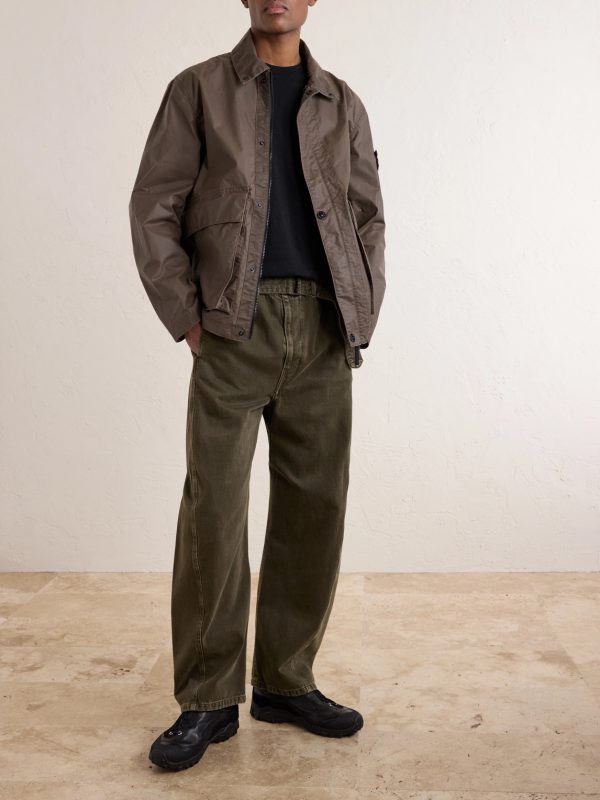 Waxed Tela Blouson Jacket - OU Waxed Tela Blouson Jacket - OU