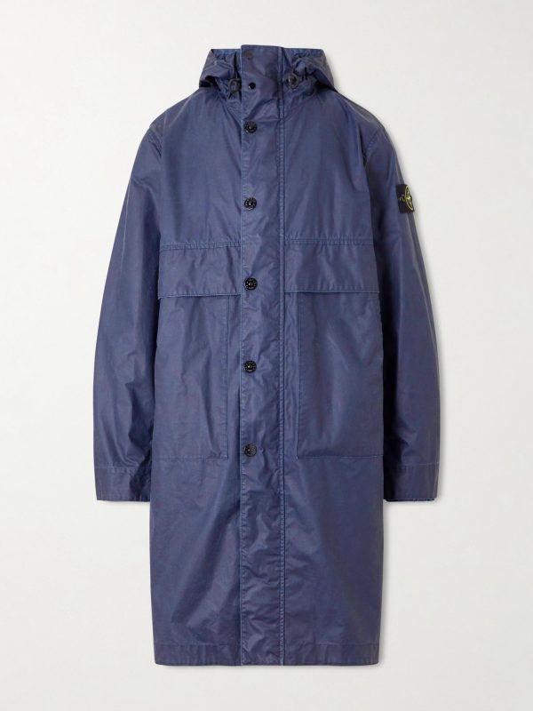 Waxed Tela Hooded Parka