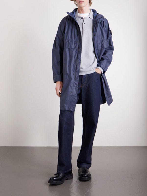 Waxed Tela Hooded Parka - OU