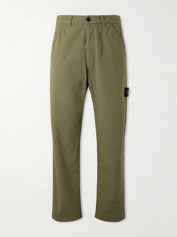 Straight-Leg Cotton-Ripstop Trousers Straight-Leg Cotton-Ripstop Trousers