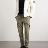 Tapered Organic Cotton-Blend Twill Cargo Trousers - OU