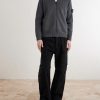 Ribbed Cotton-Blend Bouclè Zip-Up Cardigan - OU Ribbed Cotton-Blend Bouclè Zip-Up Cardigan - OU