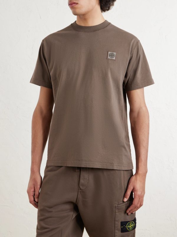 Logo-Appliquéd Cotton-Jersey T-Shirt - FR Logo-Appliquéd Cotton-Jersey T-Shirt - FR