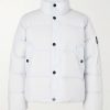 Quilted Crinkled Recycled-Nylon Down Jacket