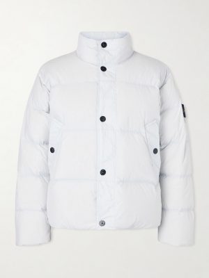 Quilted Crinkled Recycled-Nylon Down Jacket