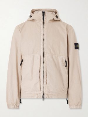 Logo-Appliquéd Panama Hooded Jacket